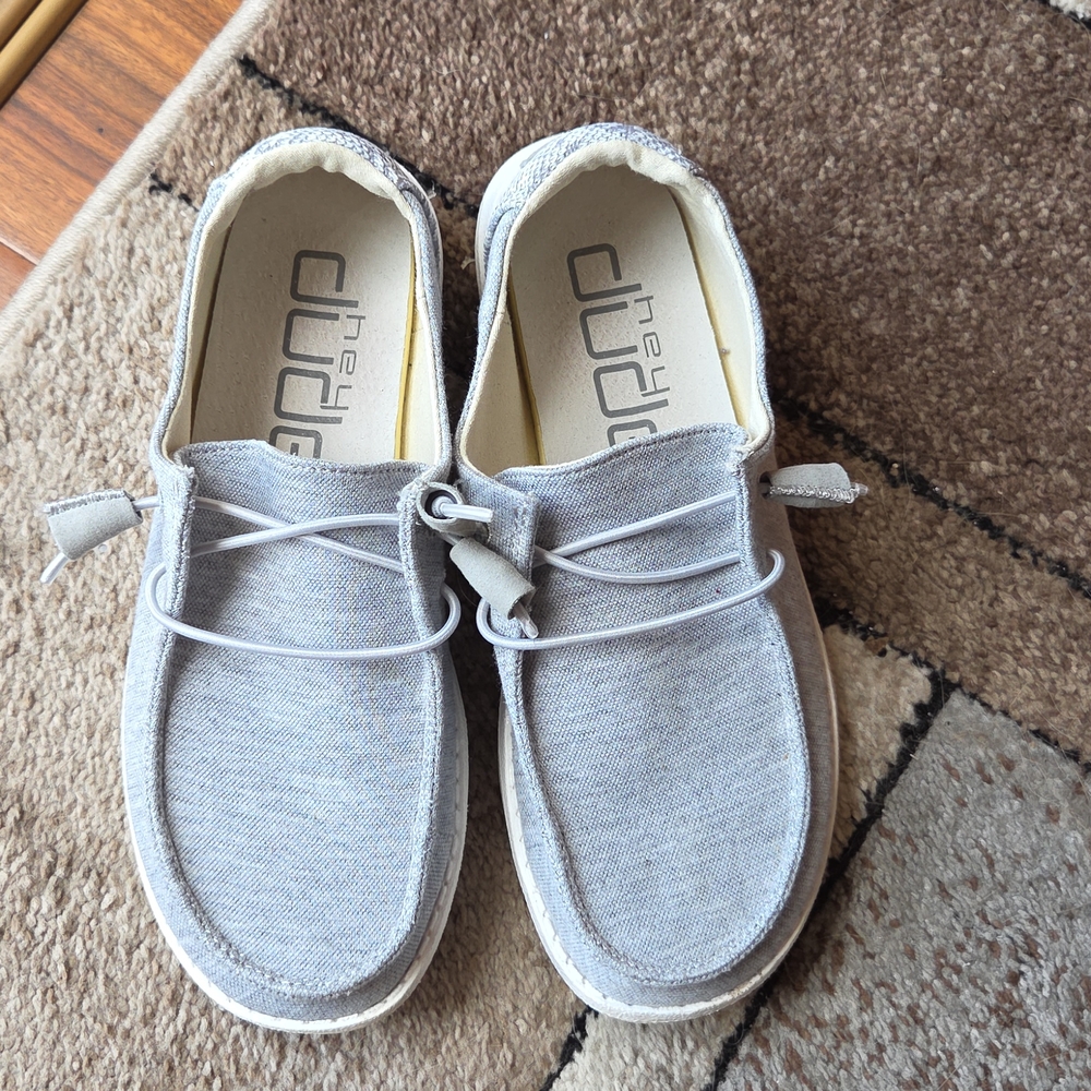 Worn once Hey Dude shoes